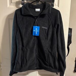 Columbia Black Full-Zip Fleece Jacket